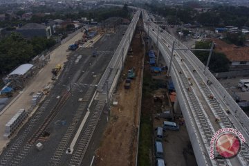 Pengerjaan infrastruktur MRT