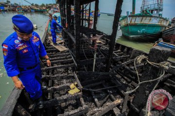 Kapal sitaan BNN dibakar OTK,