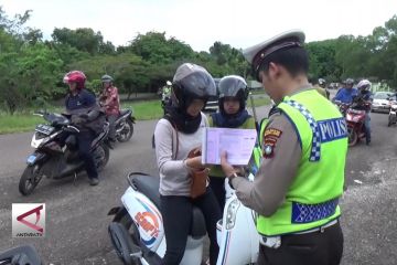 Kelengkapan surat masih dominasi pelanggaran lalin