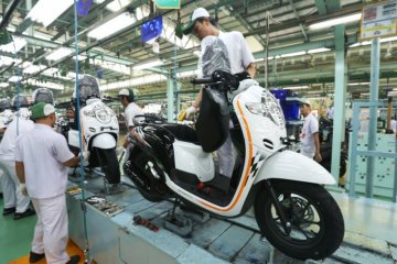 Ekspor motor Honda melonjak pada triwulan pertama 2018