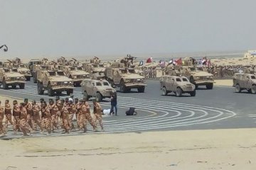 Parade militer digelar jelang KTT Liga Arab