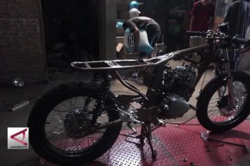 Motor Café Racer milik Gibran dibuat di Solo