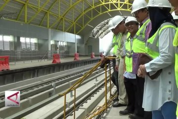Komisi V DPR Tinjau Pembangunan LRT Palembang