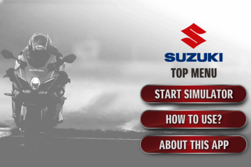 Suara akselerasi motor Suzuki bisa dirasakan lewat aplikasi ponsel