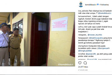 Akun Instagram Kemdikbud kembali dihujani keluhan