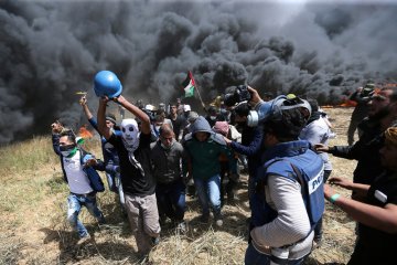 Wartawan Gaza berjuang beberkan kebenaran kendati nyawa terancam