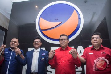 Pertemuan PDIP - Partai Nasdem