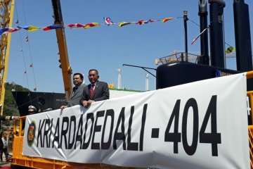 Menhan: KRI Ardadedali-404 tambah daya gentar Indonesia