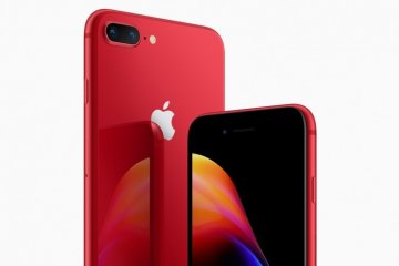 Apple umumkan iPhone 8 dan 8 Plus warna merah