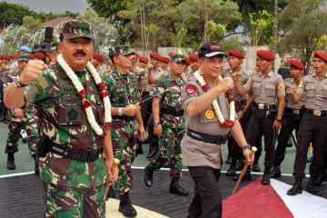 Panglima TNI dan Kapolri kunjungi Akpol