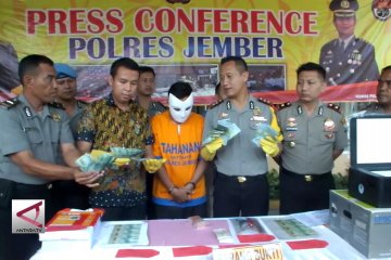 Polres Jember gagalkan peredaran uang palsu