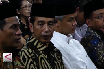 Presiden Joko Widodo melayat besan di Solo