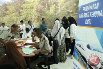 Ganti rugi pembebasan lahan stasiun kereta cepat