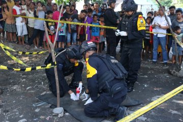 Polisi amankan temuan granat di Surabaya