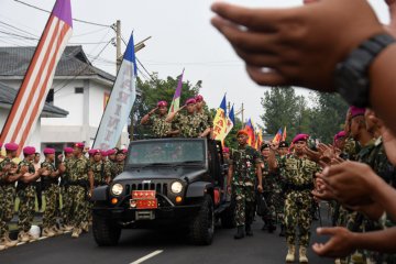 Menhan kunjungi Korps Marinir