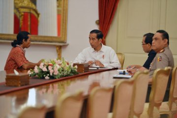 Presiden menerima sopir truk