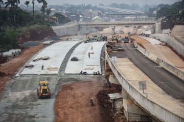 Progres pembangunan tol Desari