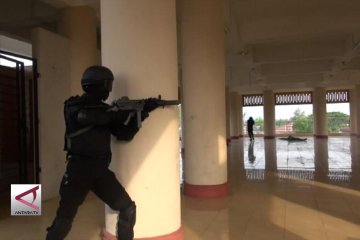 Aceh Prajurit Raider latihan pengamanan Pilkada