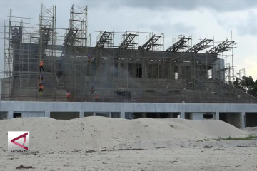 Kemen PUPR kebut pembangunan tribun VIP dan VVIP Voli Pantai
