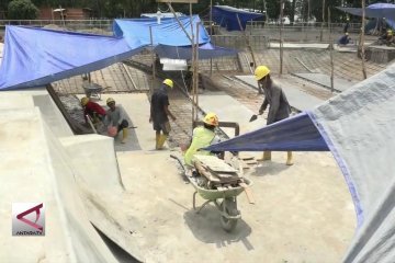 Pengerjaan venue skateboard dan sepatu roda  dikebut