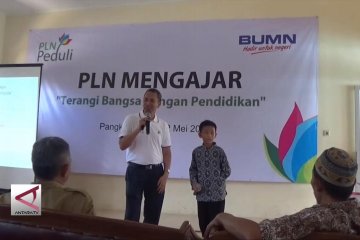 PLN mengajar terangi bangsa dengan pendidikan