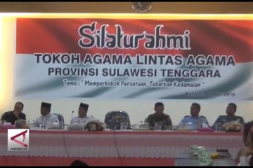 Silaturahmi Forkopimda dan tokoh lintas agama Sultra