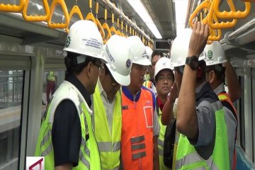 Menhub uji coba dinamis perdana LRT Palembang