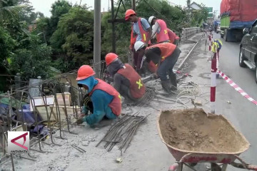 Jembatan utama arus mudik di Pekalongan diperbaiki