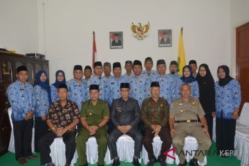 Bupati Lingga lantik Pejabat Pengawas Eselon IV