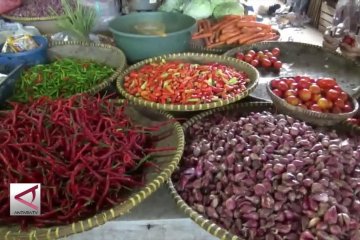 Harga sayur mayur Pasar Tradisional di Cilegon stabil