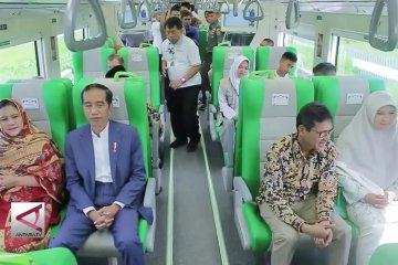 Presiden resmikan operasional Kereta Bandara Minangkabau