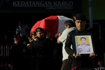 Kedatangan Jenasah Anggota Brimob Asal Alor