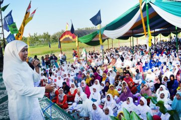 Kampanye terbuka Khofifah di Pasuruan