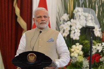 Tenda roboh saat PM India bertemu publik