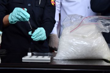 Polisi sita empat kilogram sabu-sabu dari tangan buruh bangunan
