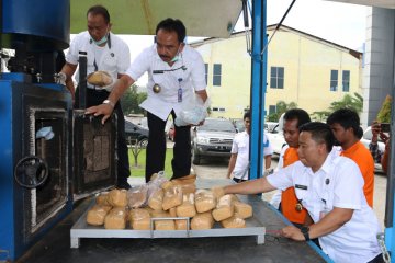 Pemusnahan narkoba BNN Sumut