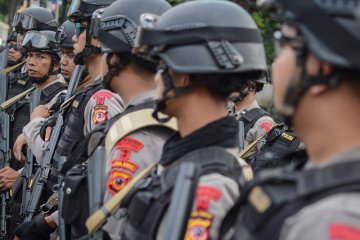 Pengamanan Polrestabes Bandung