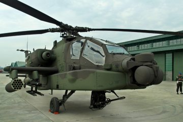 Delapan heli tempur Apache resmi bergabung dengan TNI AD