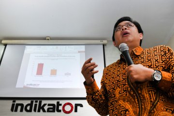 Survei Indikator: Publik percaya KPU netral dalam pilpres