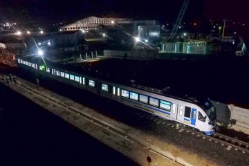 Uji coba LRT Palembang