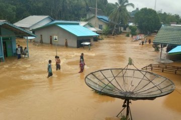 Banjir merendam permukiman warga Kapuas Hulu