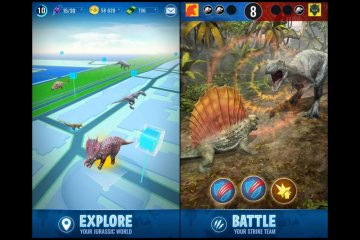 Tiru Pokemon GO, Jurassic World Alive hadirkan dinosaurus