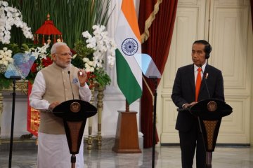 Presiden Jokowi nyatakan India mitra strategis Idonesia bidang ekonomi