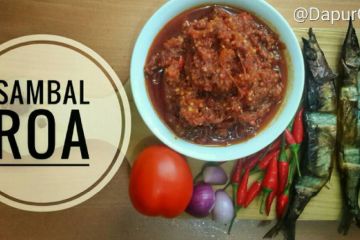 Resep dan cara membuat sambal roa Khas Manado