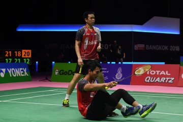 Hendra/Ahsan melaju ke putaran dua Jepang terbuka