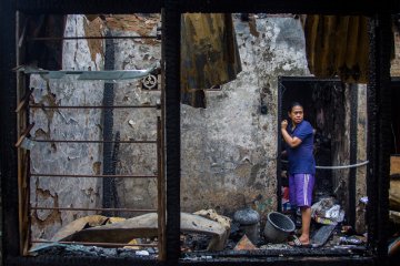 Balita korban kebakaran Bidara Cina alami trauma