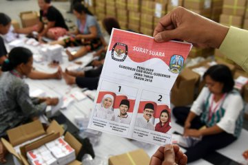 Pelipatan Kertas Suara Pilgub Jatim 2018