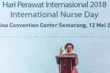 Megawati Hadiri Hari Perawat Internasional di Semarang