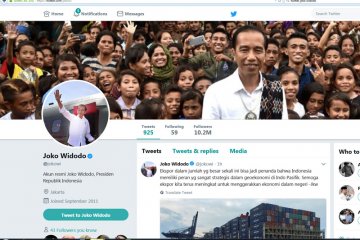 Istana amankan akun Twitter Presiden Jokowi
