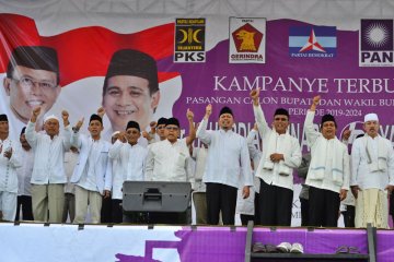 Kampanye terbuka pilkada ciamis